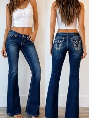 Earl Jeans Deep Blue Flare Denim